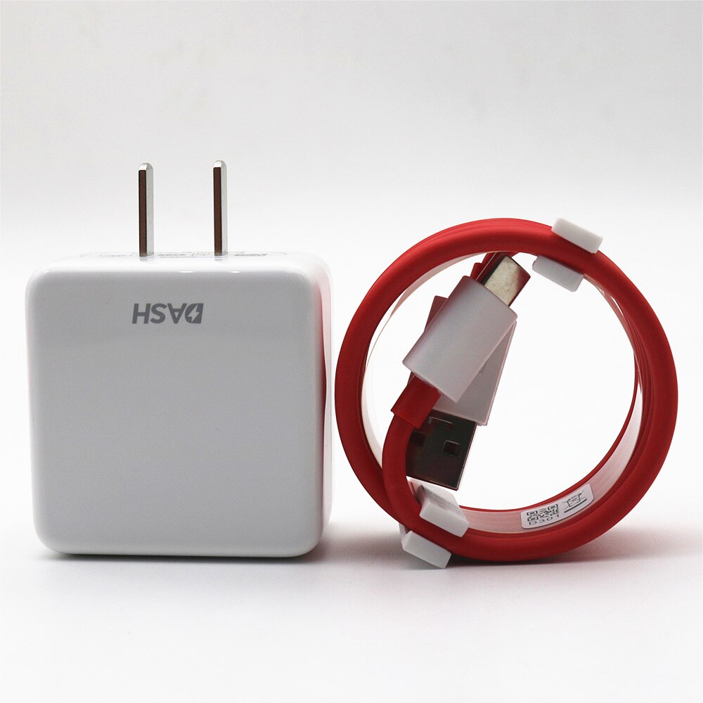 Original eu/us oneplus 6 dash billaddare one plus 6t 5t 5 3t 3 smartphone 5v / 4a snabbladdande usb-strömadapter vägg: Us-laddare x kabel