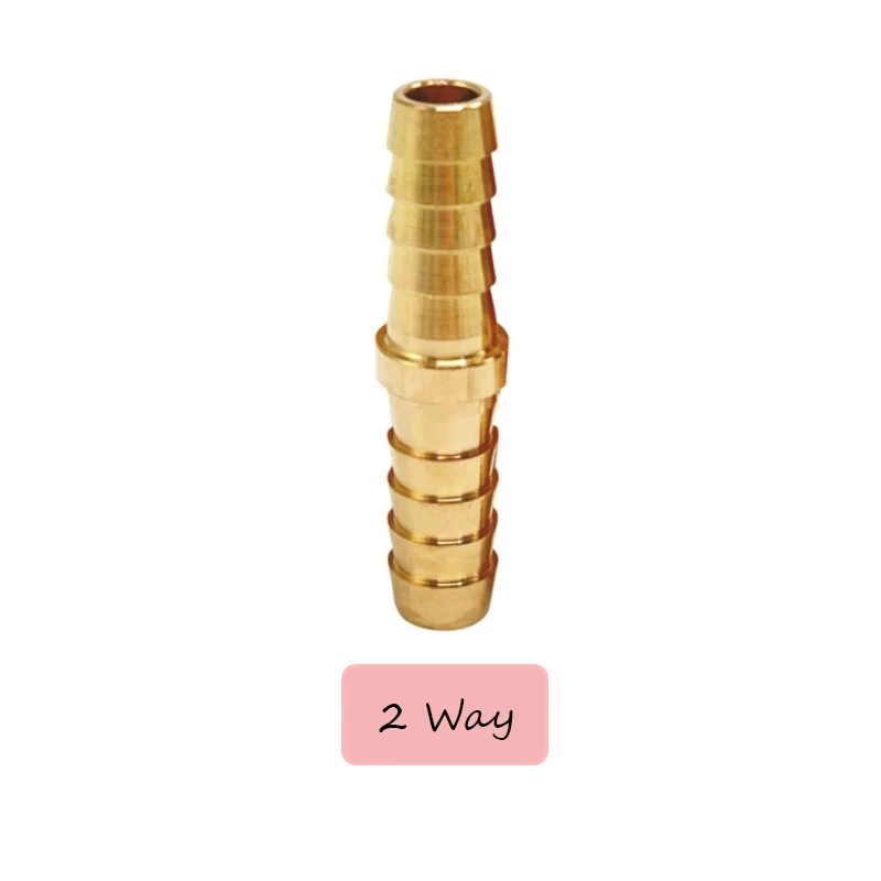 1 pcs 4mm-19mm Brass Fitting Coppers Pagoda Connector Pipe Fittings 2 3 4 Way Straight/L/Tee/Y/Cross For Gas/Water Tube