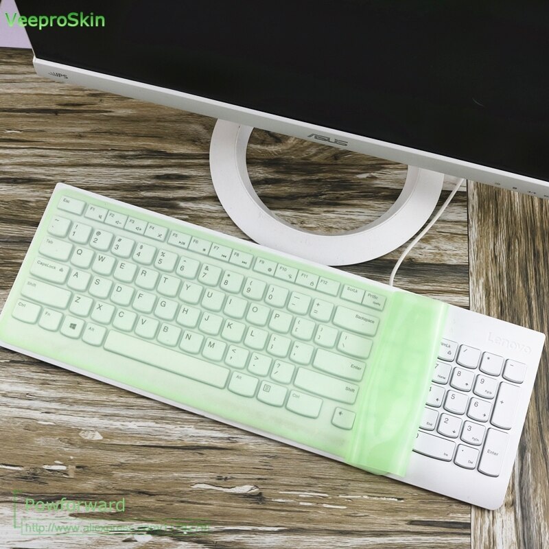 Dla Lenovo pulpit komputera w jednym PC S3150 S4250 S2010 S3040 S4150 S5130 klawiatura pokrywa protector: Universal green