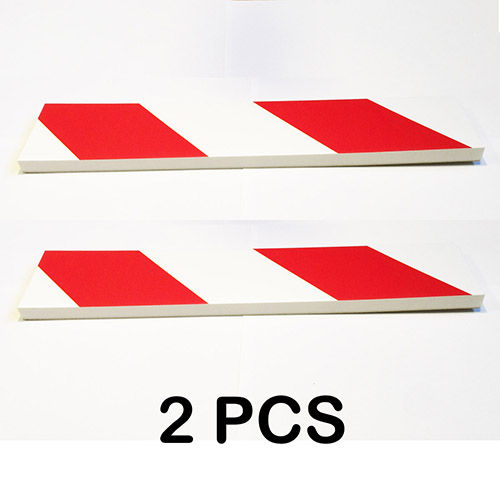 Bildörr karosseri stötfångare anti-skridskydd pad garage tillbehör parkeringsskydd: 400 x 75 x 15mm 2 st