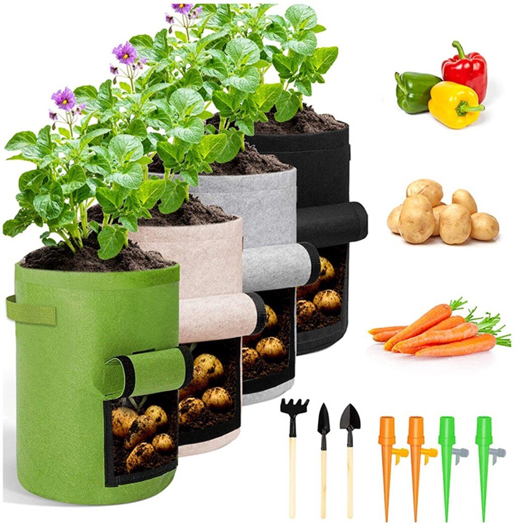 Potato Grow Bags Potatoes Vegetable Vegetables Carrots Container Garden