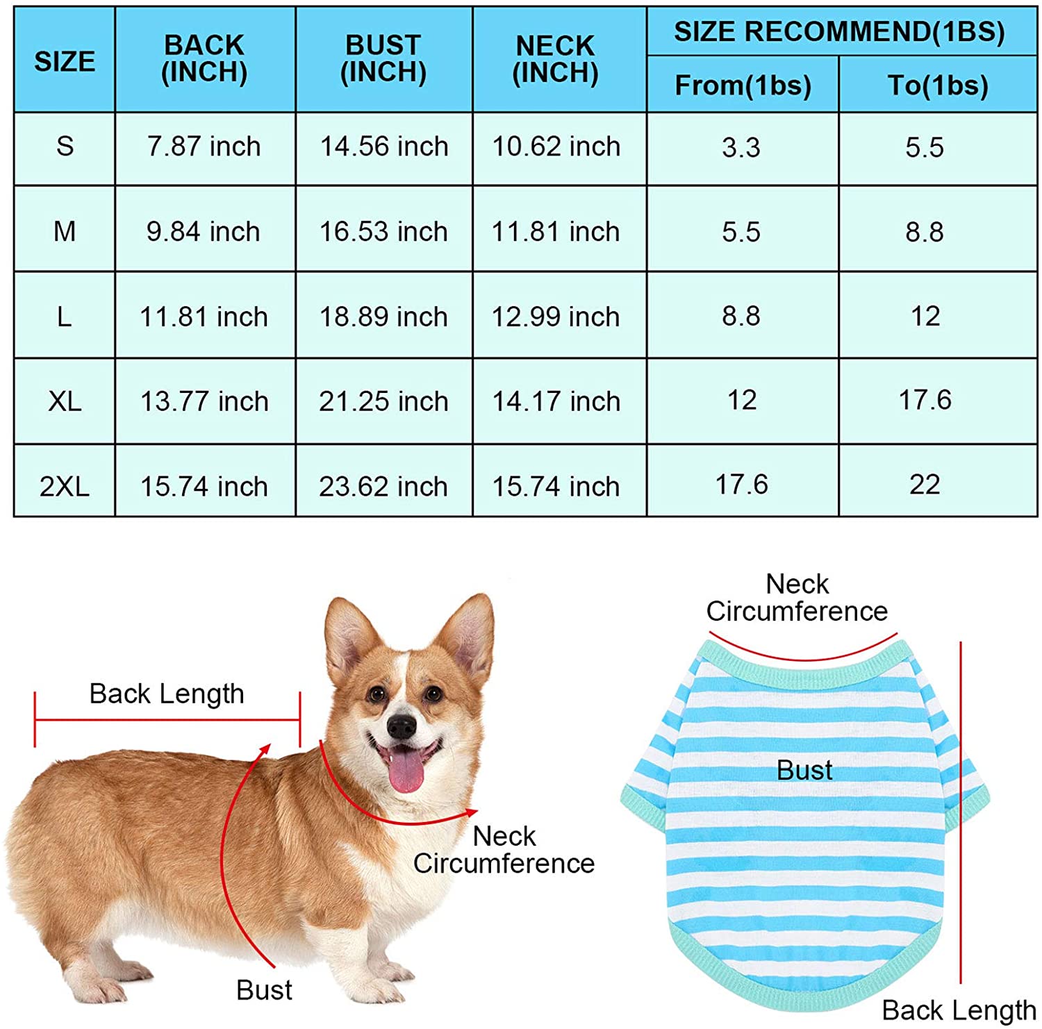 De rayas de verano perro camiseta chaleco ropa para mascotas para pequeños perros Yorkshire Terrier Shih Tzu camisas cachorro gato ropa de chaleco para perro