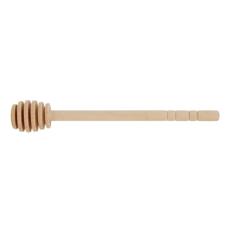 Mini Houten Honing Roer Stok Honing Lepel Melk Thee Lepels Bar Gereedschap Voor Honing Jar Supplies Lange Handvat Mixing Stick dessert Gereedschap