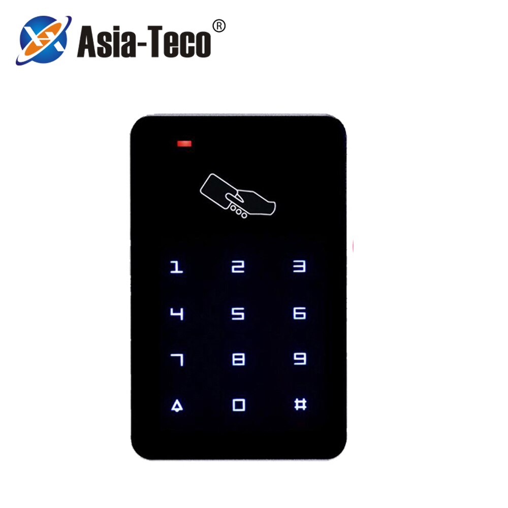 Touch Screen Backlight Standalone Access Controller 125Khz RFID Access Control Keypad Card Reader Door Lock System