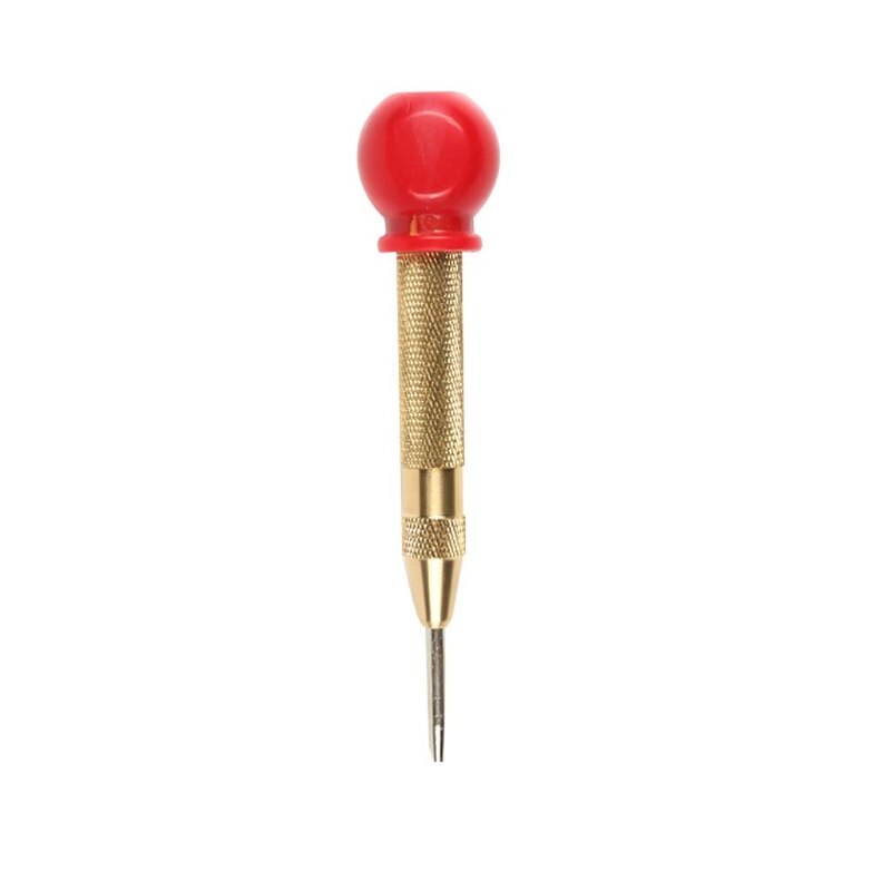 Heavy Duty Automatic Center Pin Punch Loaded Marking Holes Wood Press Dent Marker Woodwork Tool
