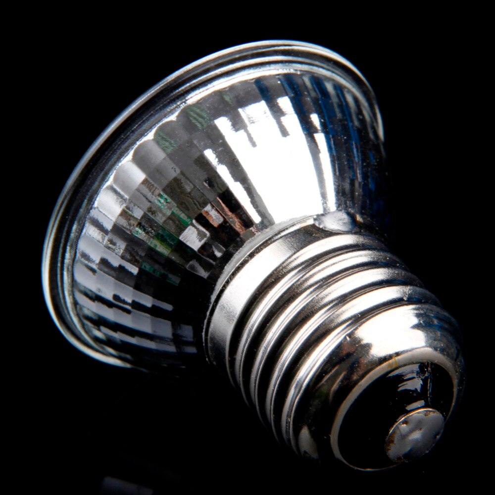 Nowy ochrona przed promieniowaniem Uva i Uvb lampa grzewcza dla żółwia gadów pełne spektrum lampy opalające pławiąc się dla zwierząt domowych o niskiej intensywności 25W/50W