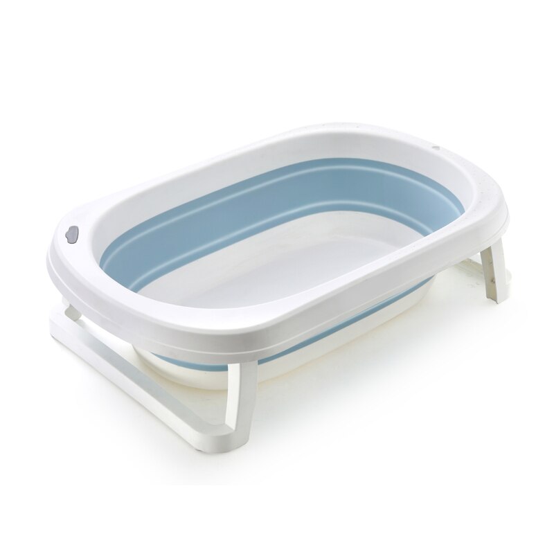 style foldable baby bathtub folding baby infant bath tub: Blue