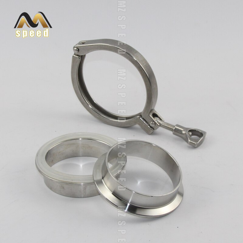 car Accessories Male and female flange butt fittings Exhaust connection clip quick disassembly Silicone seal ring clamp kit