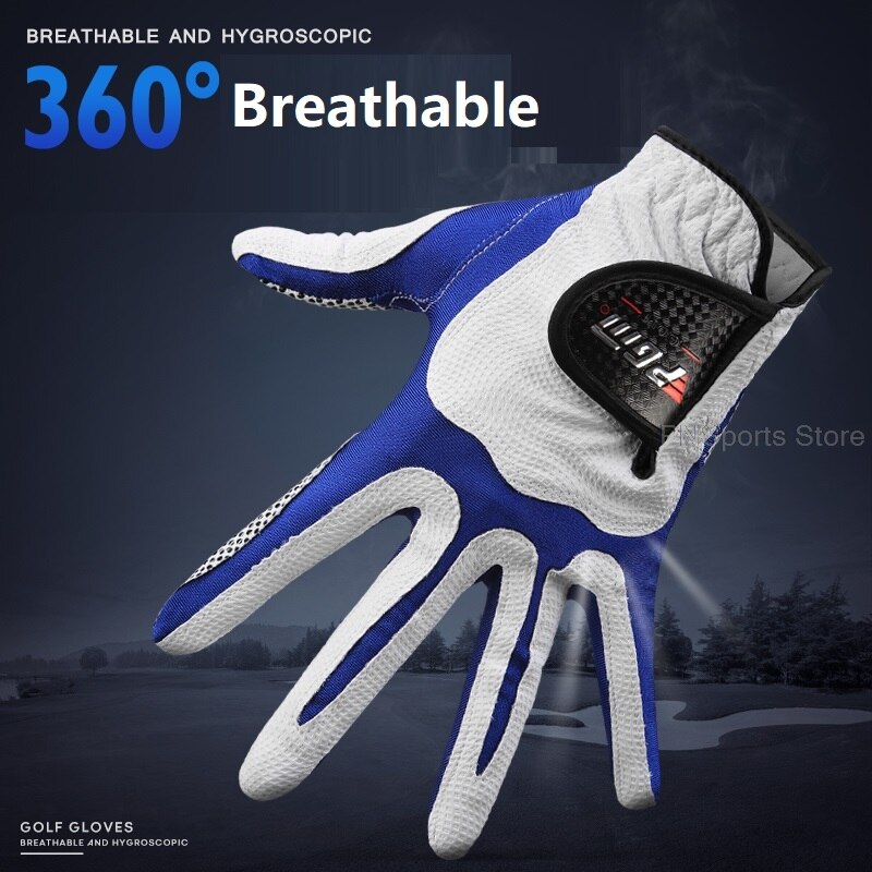 Guantes de Golf para hombre, manoplas deportivas antideslizantes, suaves y transpirables, para mano izquierda y derecha, 5 colores, 1 ud.