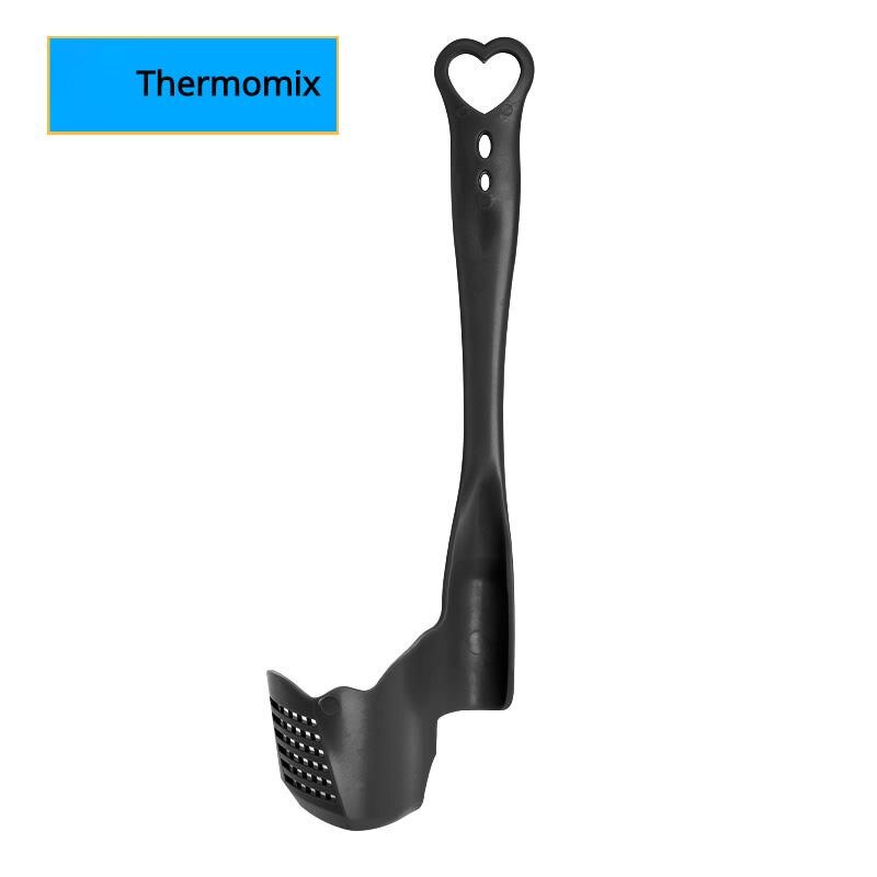 Thermomix TM6/TM5/TM31, spatule rotative pour mélanger la cuisine, retirer les portions, robot culinaire, 2 pièces: Black 02