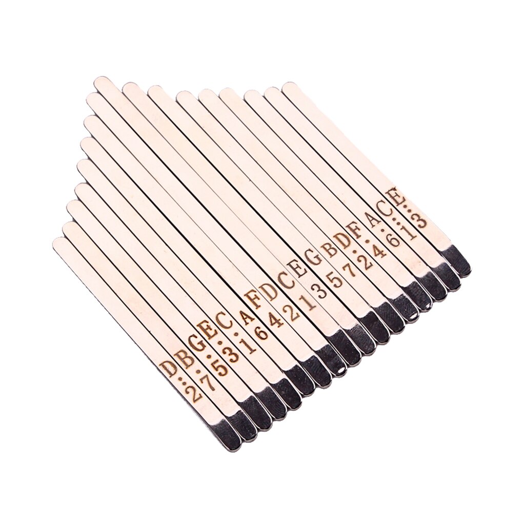 Kalimba 17-Key Note DIY Thumb Piano Key Lettering Parts Kalimba Accessory