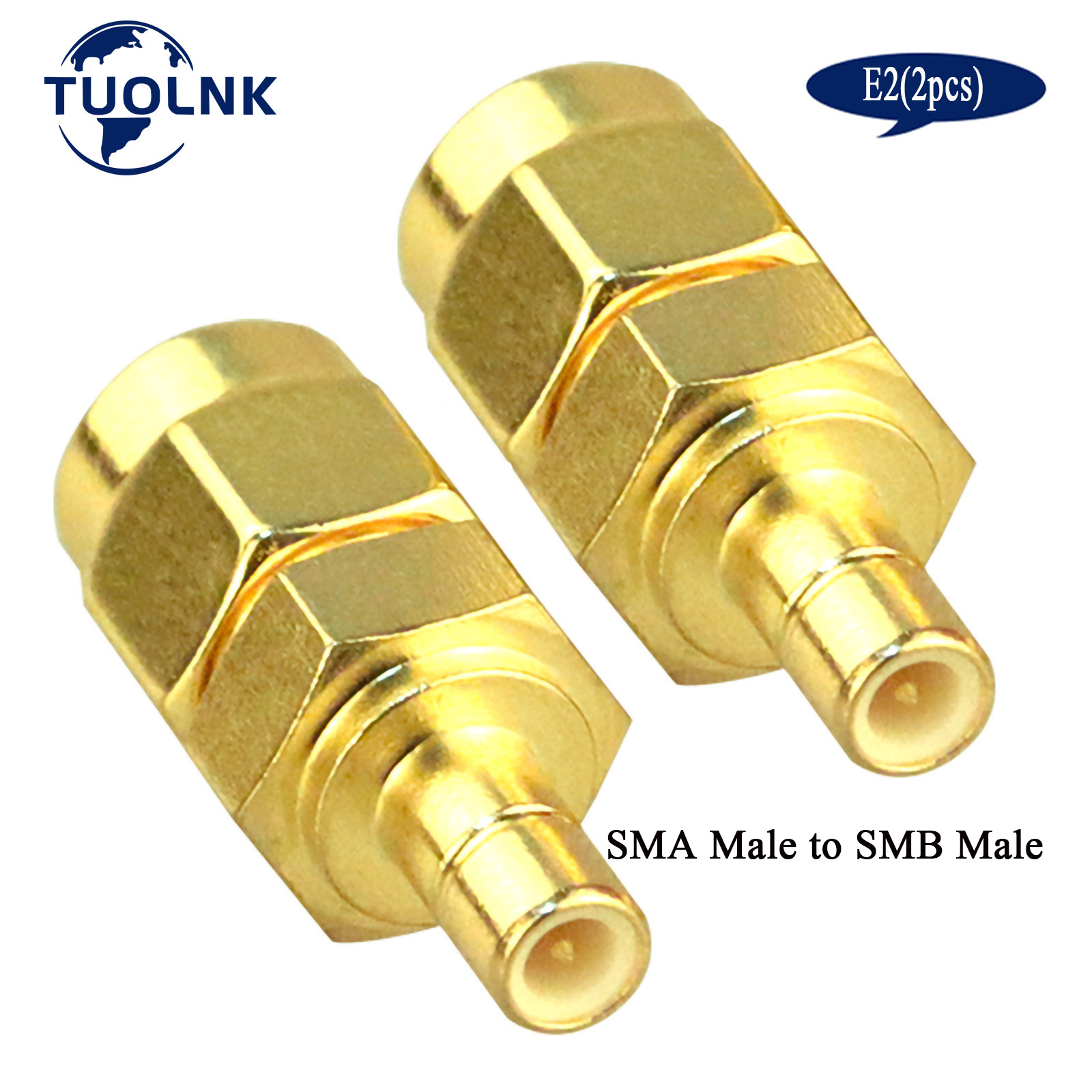 SMA SMB Connector Kit Antenna Coax Adapter SMB to SMA Male to Female RF Coaxial Connector Kits Lot/4pc 2pcs.lot: Dark Grey