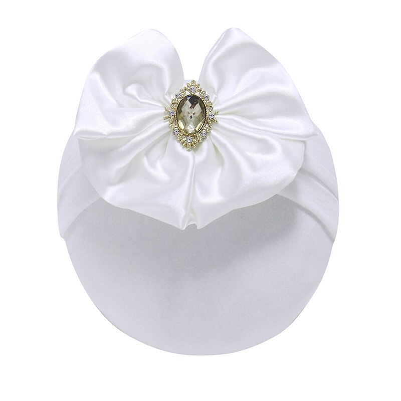 Baby Hoofdband Bow Haarbanden Voor Meisje Corduroy Head Band Baby Peuter Effen Hoofdbanden Hair Band Bow Hoofddeksels Accessoires: WHITE