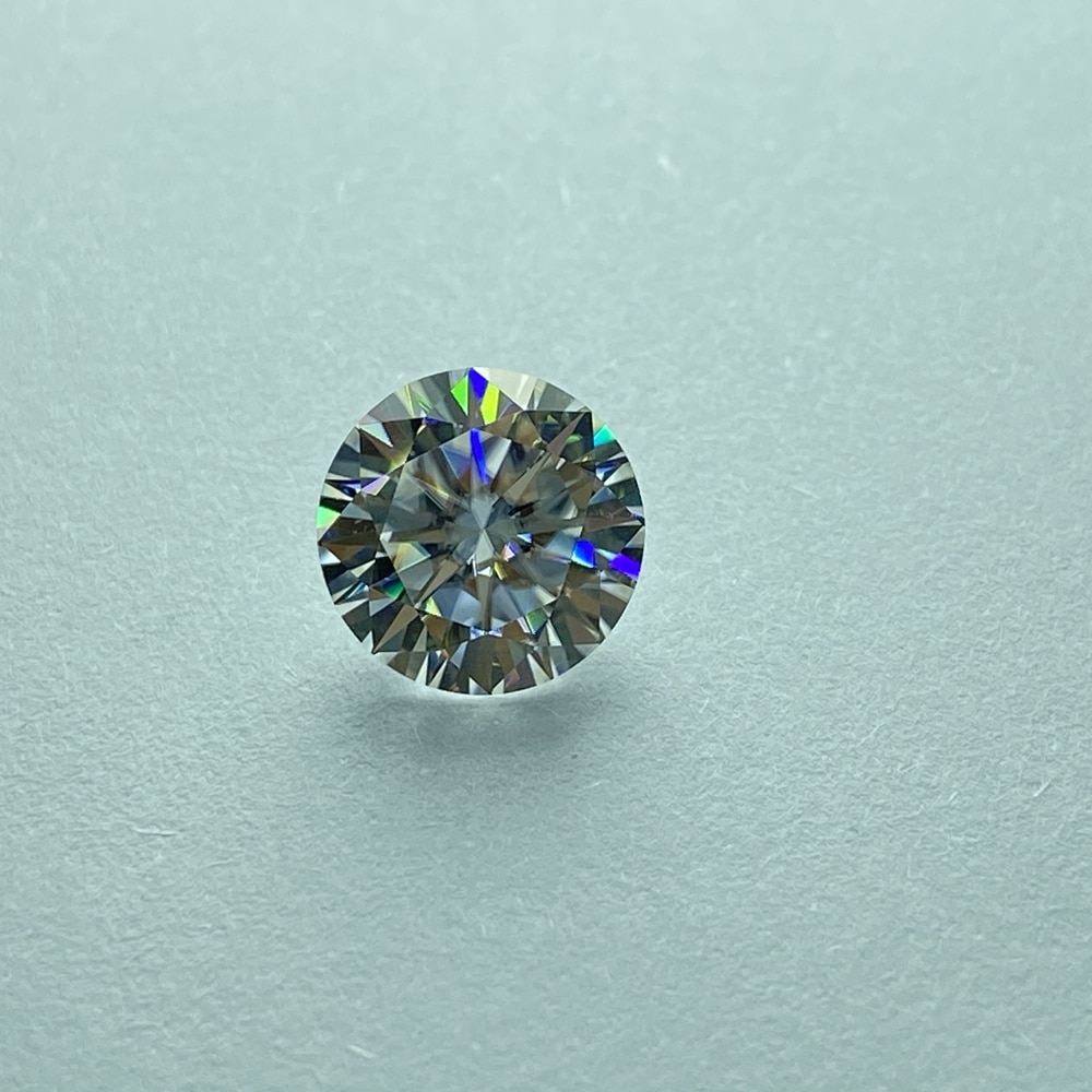 Loose Moissanite 1.0ct Carat 6.5mm IJ Color Round Brilliant Excellent Cut jewelry diamond