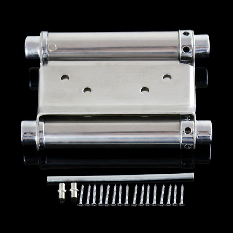 Double Open Spring 4 Inch Hinge Stainless Steel Two-way Free Door Hinge for Bar Newest