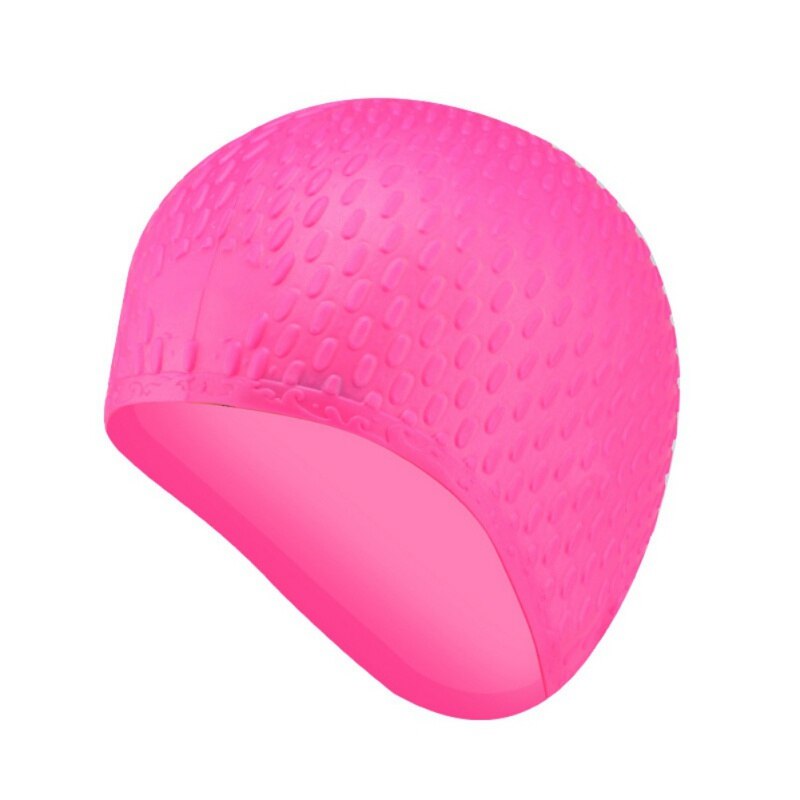 Silicone Rubber Swimming Cap Adult Men Women Waterproof Swim Caps Hat Children Swimming Accessories Swim Caps: P
