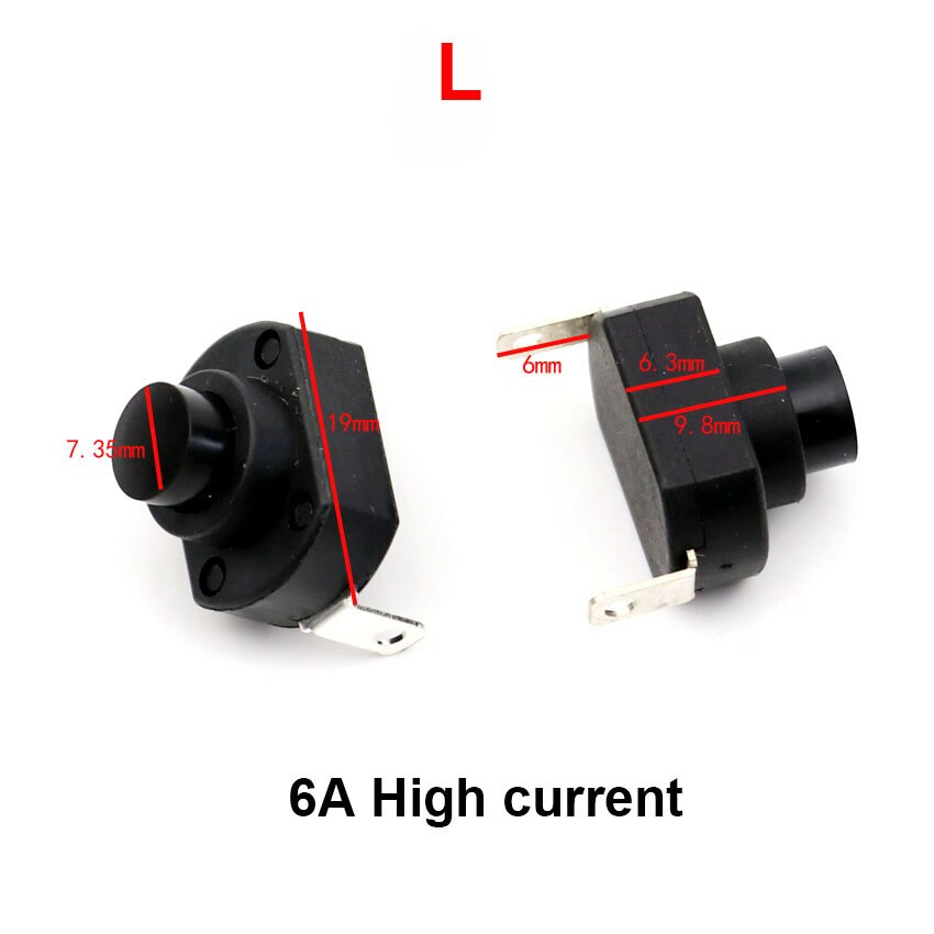 LED Taschenlampe drücken Taste Schalter AUF aus Elektrische Taschenlampe Schwanz Schalter T6 Q5 C8 501B 502 DIY reparatur Aktualisierung teil für LED Taschenlampe lampe: L