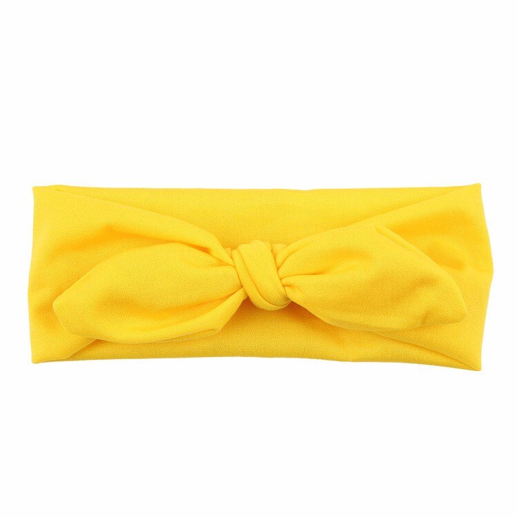 Moda bebê menina headbands bonito coelho arco orelha hairband bandana turbante nó cabeça envoltórios acessórios de cabelo para o presente da menina