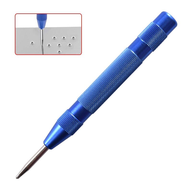 Punzón de centro automático, herramientas de carpintería, marcador de abolladura ajustable, herramienta de perforación de carpintería