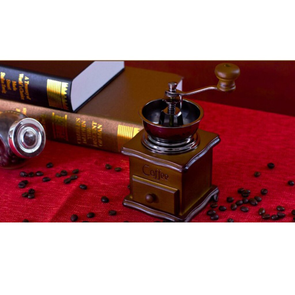 Manual Coffee Grinder Best Spice Herb Pepper Mill with Burrs Coffee Grinder