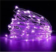 Fairy LED Light String christmas home decor Christmas ornament christmas tree decoration Waterproof christmas accessaries: purple