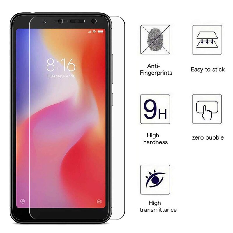 Redmi6a Schutz Glas Für Xiaomi Redmi 6 EINE 6A a6 Redmi6 Redmi6A Bildschirm Schutz Ksiomi rügestochen blatt sicherheit Gehärtetem Glas Film