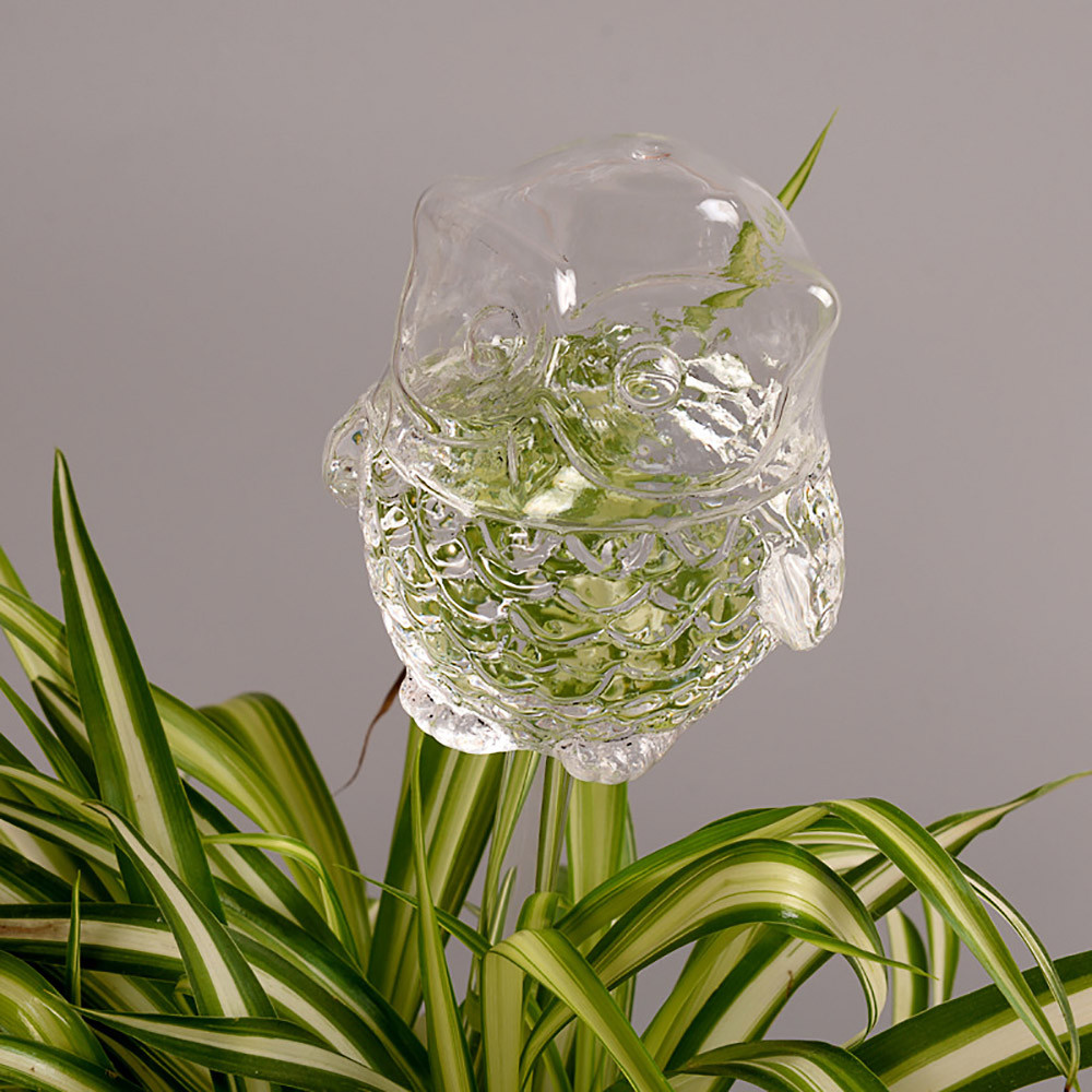 Heißer Plasic/glas Pflanze Blume Wasser Zubringer Selbst Bewässerung Gerät Zimmerpflanze Blumentopf Lampe Globus Garten Haus Waterer Vogel # PJR
