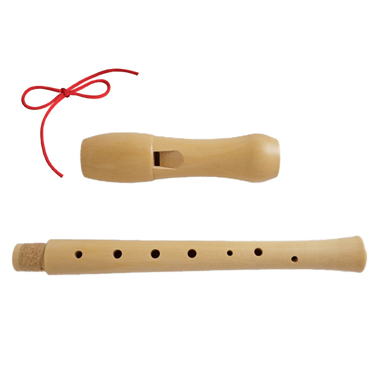 Wooden Recorder Soprano Baroque 8 Hole C Key Clarinet Vertical Flute Dizi Wood Musical Instruments