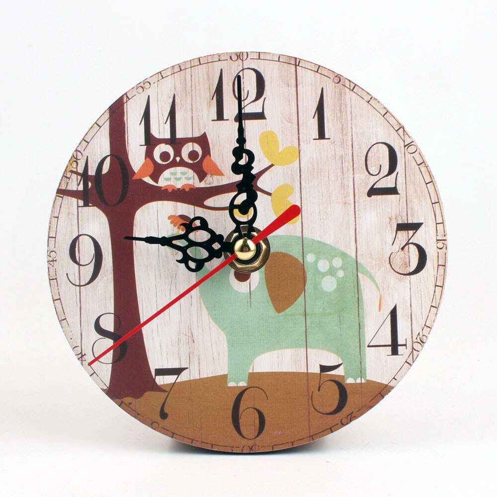 Diez estilos Reloj de pared grande de silenciosa decoración para las paredes del salón Saat decoración del hogar Reloj de pared de Navidad: E