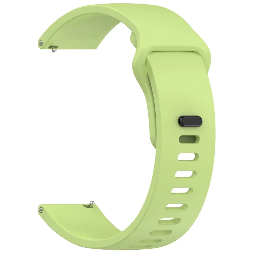 20mm 22mm silikone urrem til ticwatch pro 3 ultra rem til ticwatch gtw/gtx /s2/e2/e3/ gth udskiftning blød sportsrem: Hvid sort / 20mm