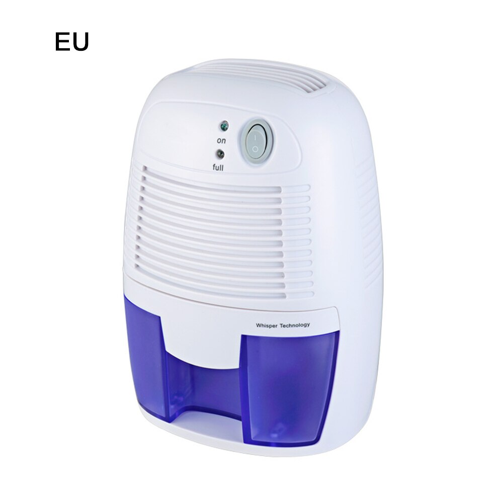 Mini Dehumidifier Air Dryer Moisture Absorber Electric Cooling Dryer 500ML Low Noise Cabinet Dehumidifier: Brown