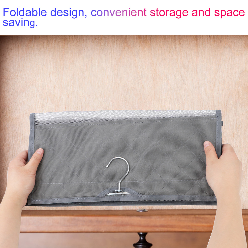 Bedroom Organization Hanging Handbag Organizer Foldable Purse Storage Bag Three-dimensional Door Wardrobe Closet Hanger