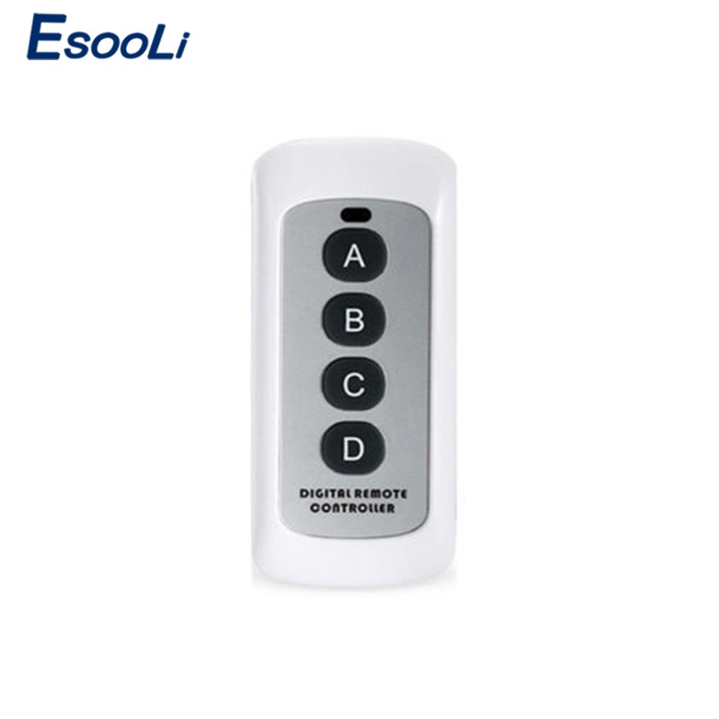 Esopoli RF 433Mhz Control de interruptores remotos interruptor de luz de pared Accessaries Socket control remoto en RU