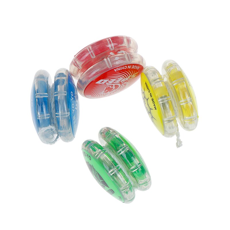 Magisk yoyo boldlegetøj til børn farverigt plast let at bære jojo-legetøj festdreng klassisk sjovt yoyo boldlegetøj