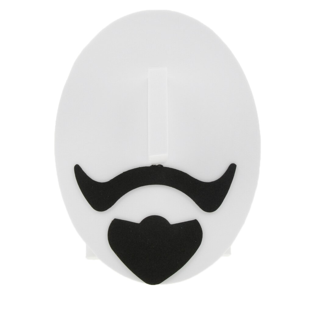 Eva men bigode rosto padrão óculos de sol óculos de exibição suporte organizador rack: 5
