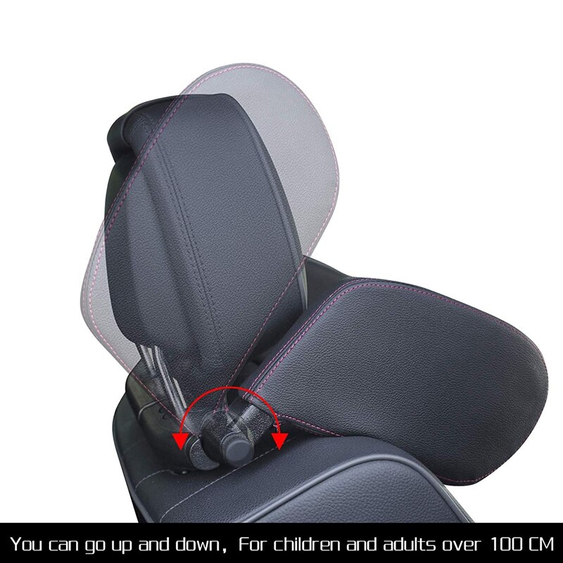 Car Headrest Nap Support,Fitted Seat Pillow Car, Functional Travel Car Accessories for Adults,Car Head Rest Child,Safe Car Seat
