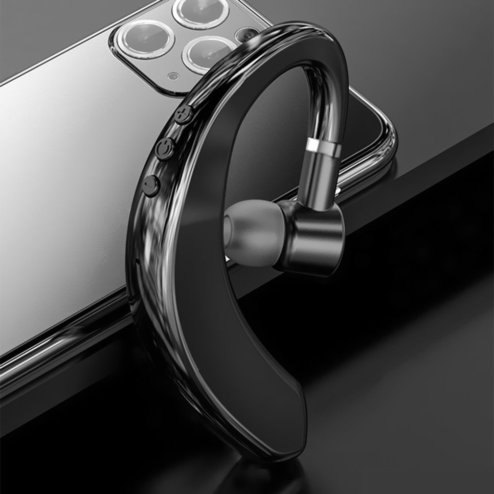 Drahtlose Bluetooth 5,0 Kopfhörer Auto Business Freihändiger Kopfhörer Mini Starker Bass Headset Ohrhörer Ohrhörer
