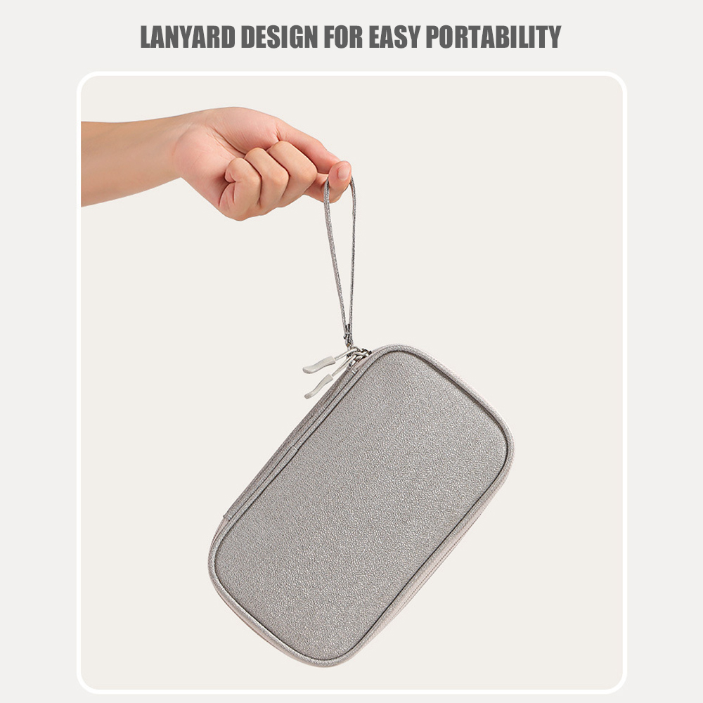 Reise tragbare digitale Zubehör Aufbewahrungstasche Organizer von Handytasche U Disk Ladebank Handy, Mobiltelefon Datenkabel Aufbewahrungstasche