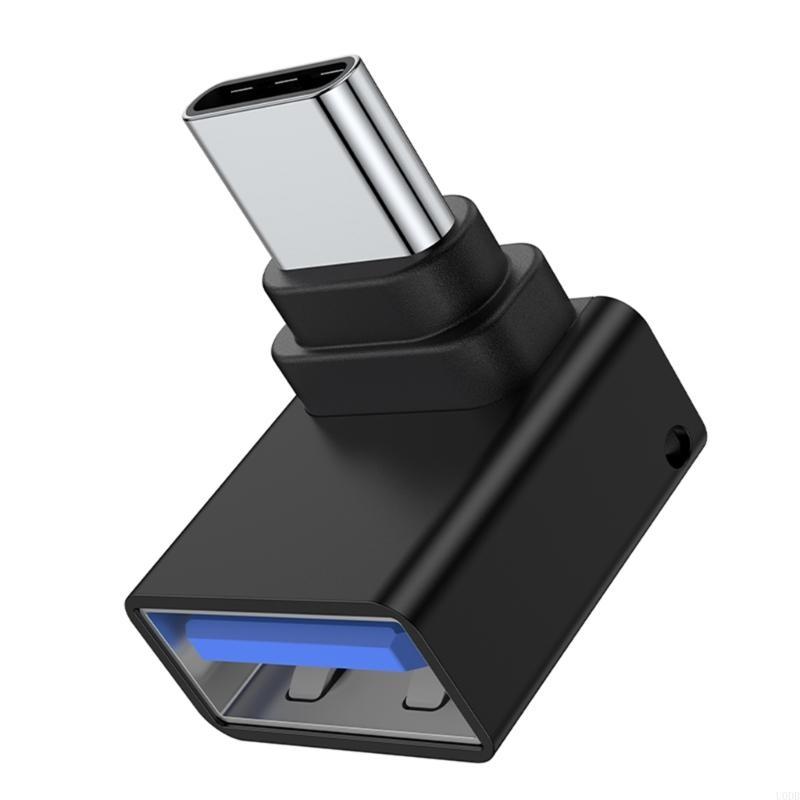 USB Frauen zum Typ C -männlicher 90 -Grad -Rechtswinkel -Adapter USB C: WEISS