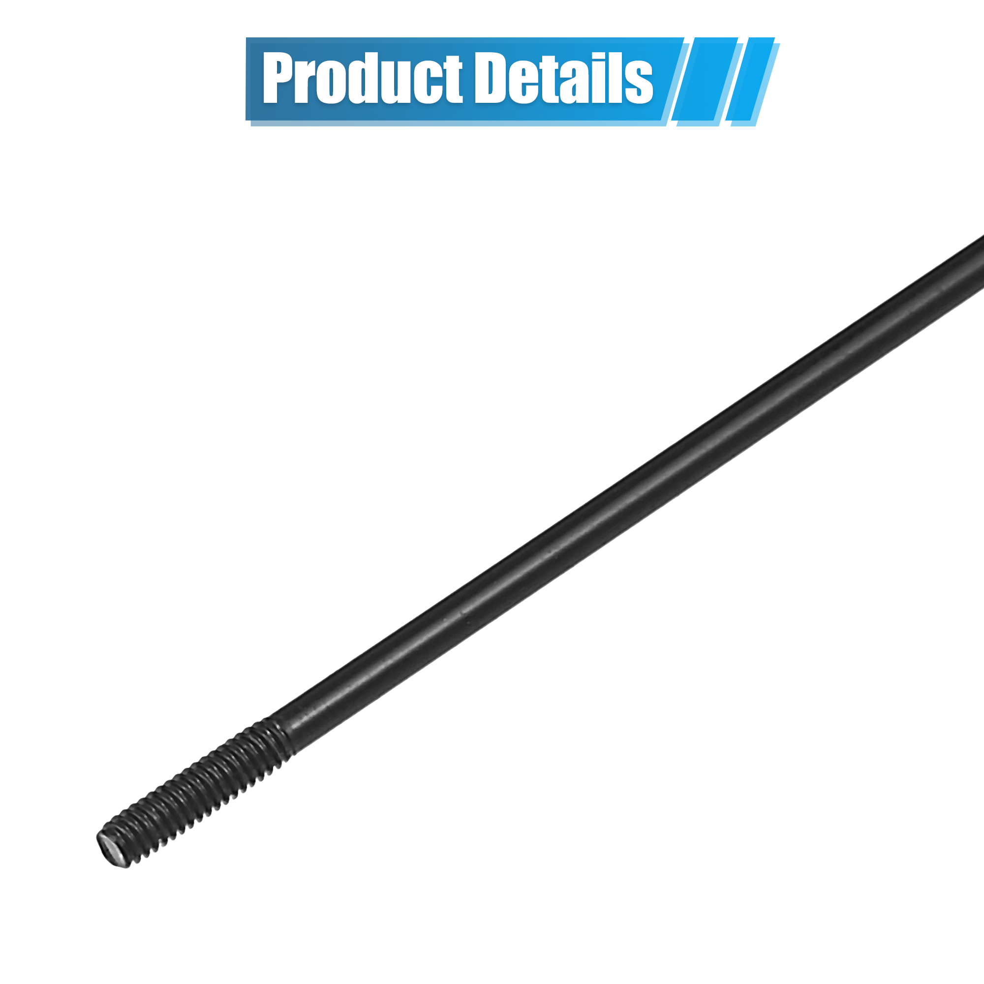 X Autohaux 36pcs 14G J Bend Bicycle Steel Spokes 119mm 125mm 136mm 138mm 141mm 144mm 153mm 158mm 169m Cycle Spokes with Nipples