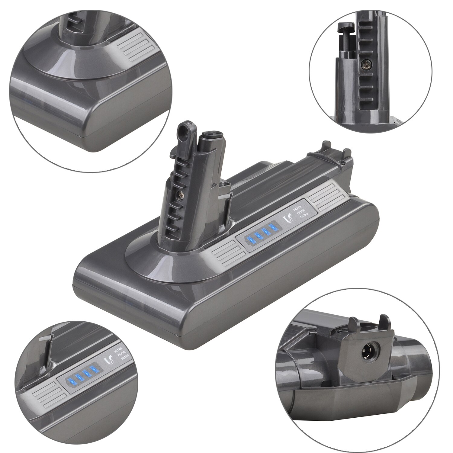 Batmax Replacement battery for Dyson V10 SV12,V8 SV10,V7,V6,SV07,SV09 Absolute Fluffy Animal Vacuum Cleaner