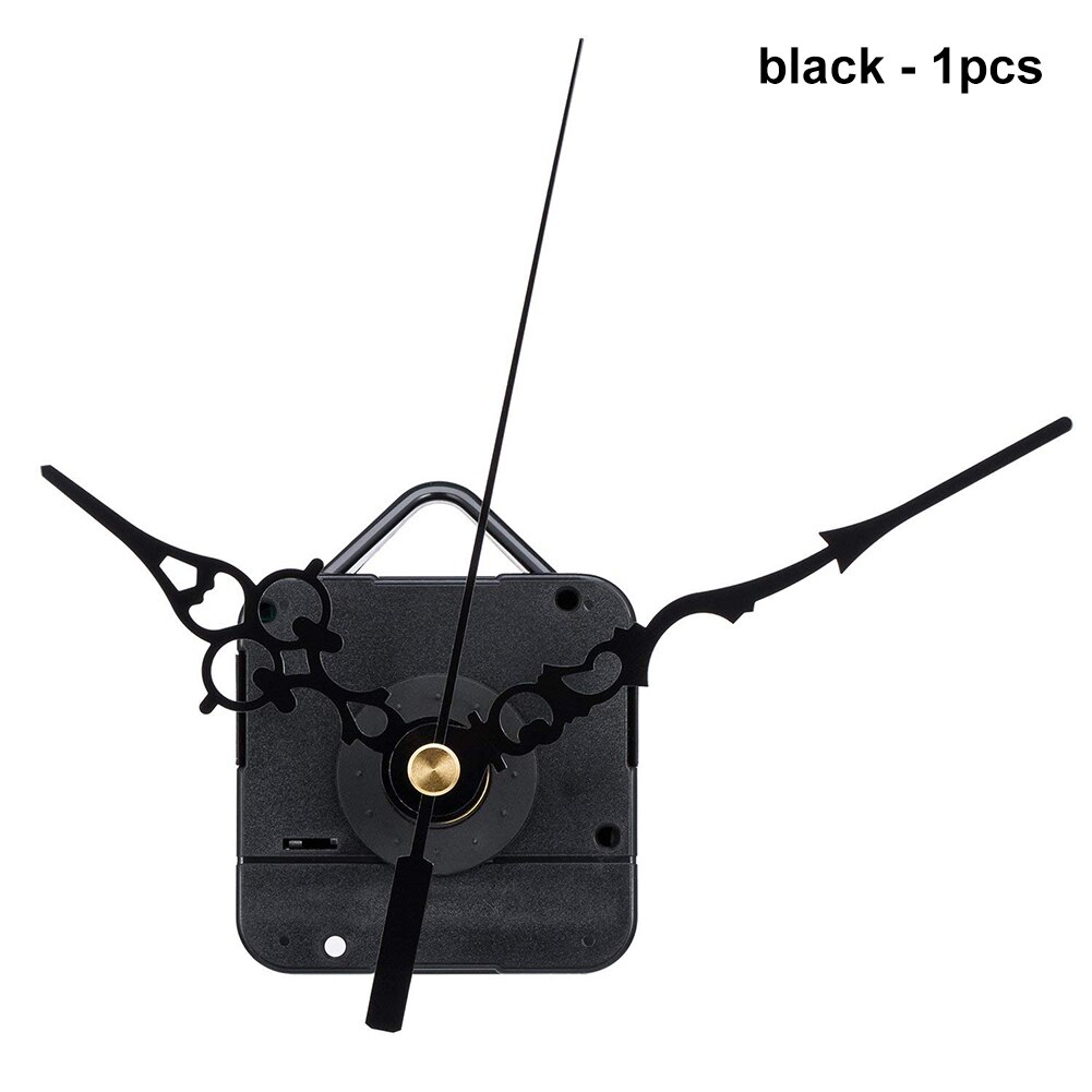 High Torque Clock Replacement Quartz Wall Clock Movement Mechanism Replacement Parts Kit FPing: Black 1 Kit