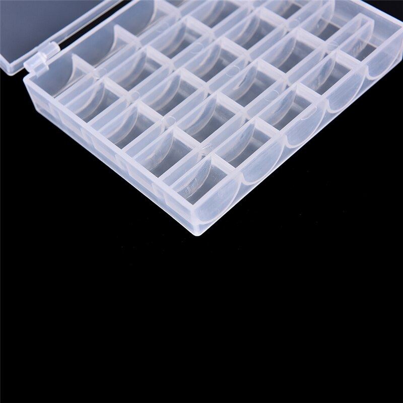1 x Spule Kasten transparent Leere Spulen Spulen Kasten Spule fallen Deckt NäHenne Werkzeuge NäHenne Maschine