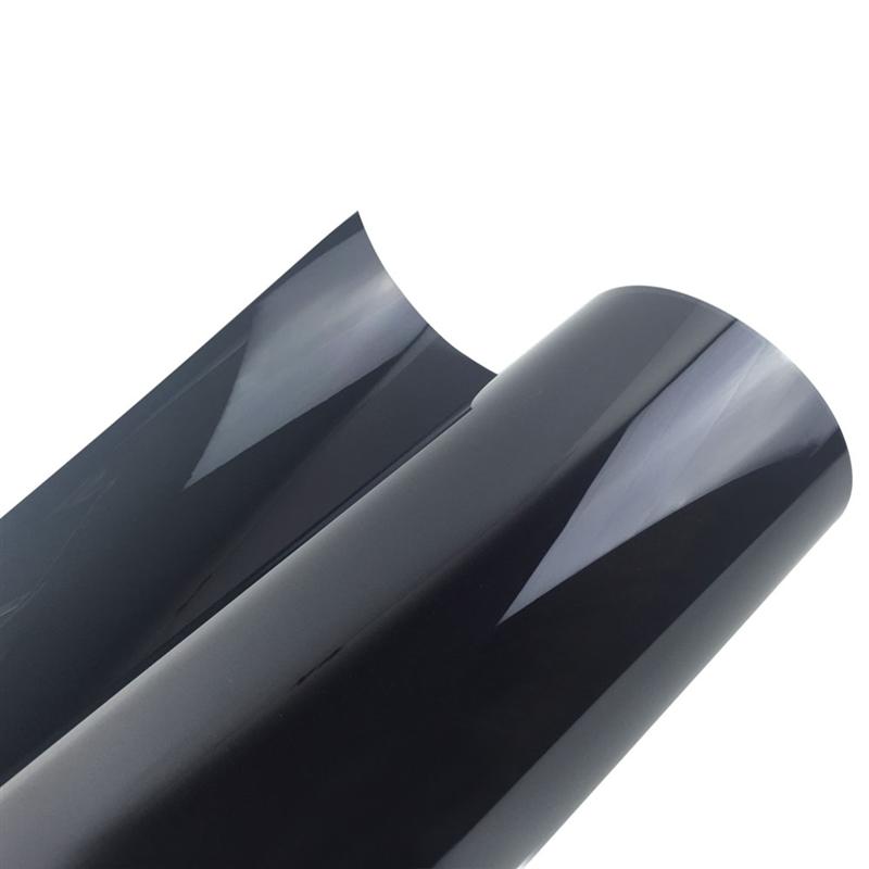 75cmx3M Car Van Window Tint Film Universal Fit for Privacy Sun Glare Heat Reduction (Black)