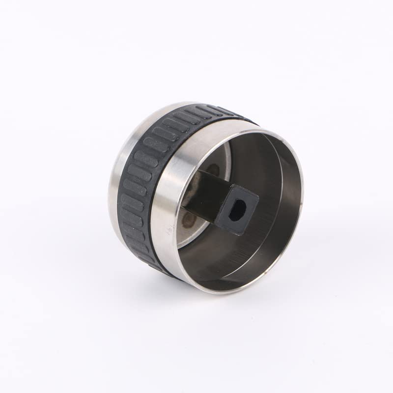 Stainless Steel 304 Gas Grill Control Knob, Gas Burner Replacement Knobs, Fits BBQ Gas Grills with 8mm D Shaped Valve Stem