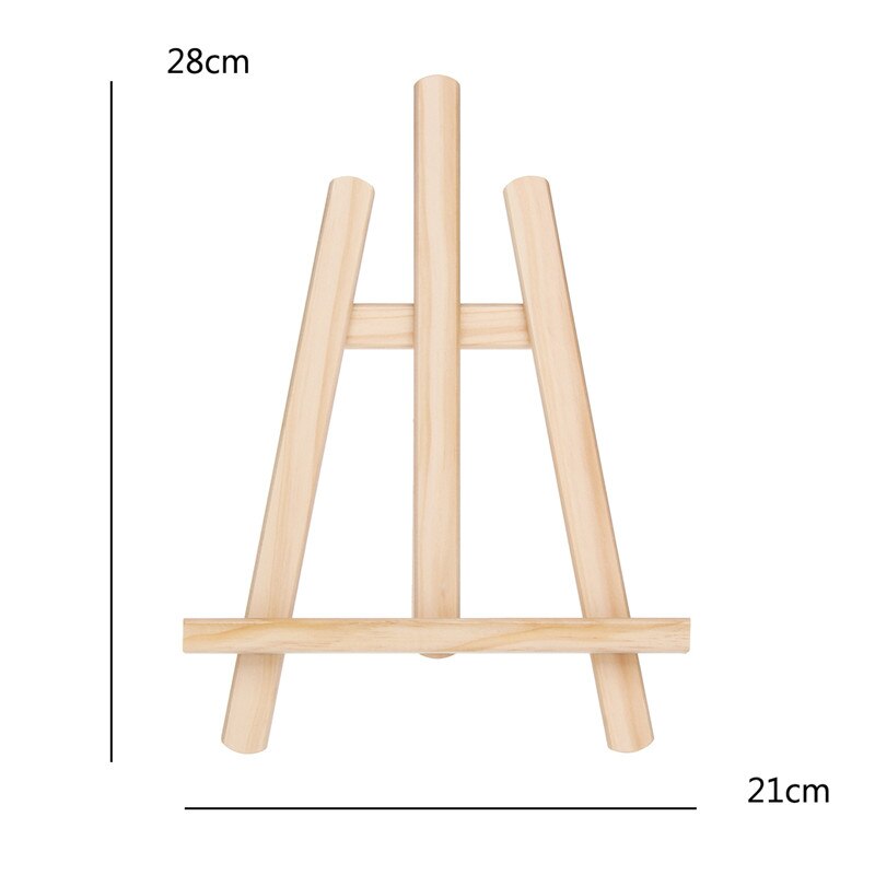 21X28Cm Houten Schildersezel Kunstenaar Kunst Ezel Craft Houten Verstelbare Tafel Card Stand Display Houder Kalender Display Rack bruiloft Tafel