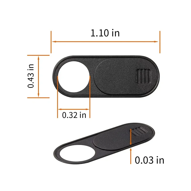 Couverture de caméra de cabine intérieure pour Tesla modèle 3 Y, glissière Ultra-mince pour ordinateur portable, Webcam frontale, autocollant bloqueur, protection de la vie privée