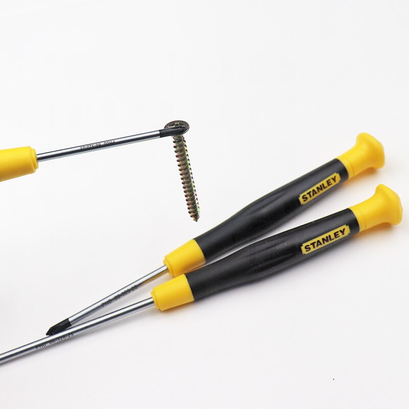 Stanley 1- kpl tarkkuus phillips ristipää mikro mini ruuvimeisseli  ph000 ph00 ph0 ph1 s2 terästä kameran silmälasit lelut työkalu