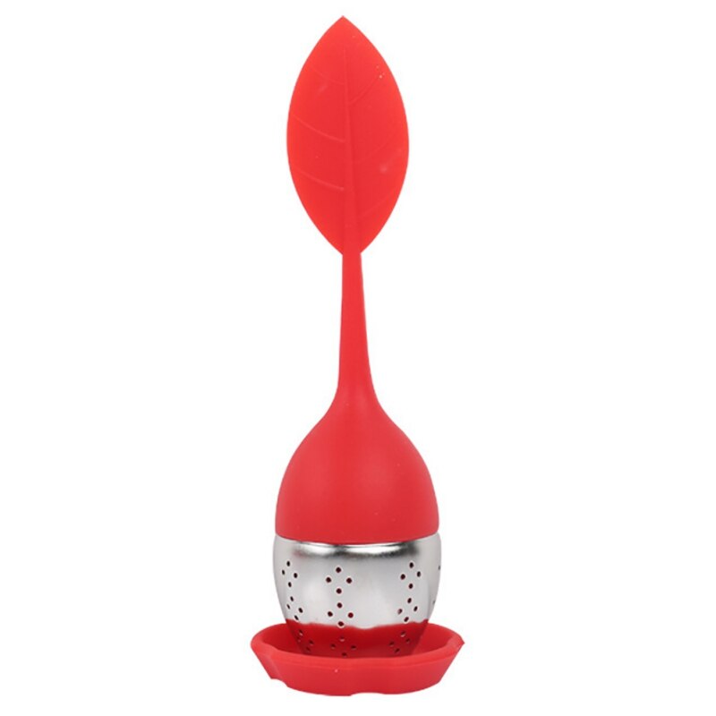 Thee Zetgroep Theepot Filter Leuke Olifant Siliconen Filter Voor Thee & Koffie Kruiden Filter Diffuser Drinkware Keuken Accessoires: C-red