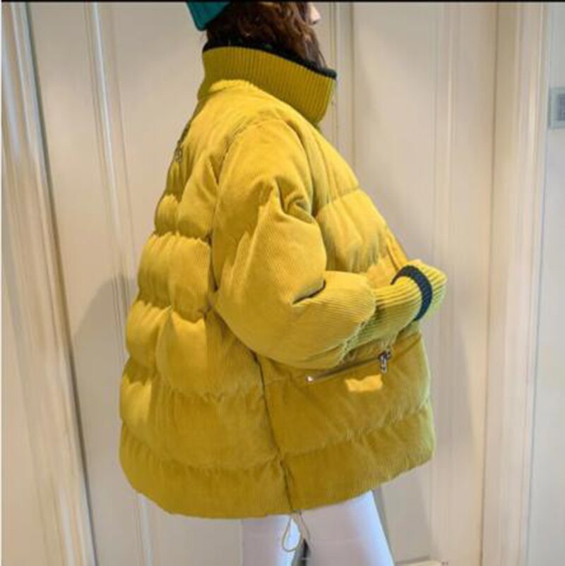 Winterjas dames dons parka jassen dames lange mouwen warme katoenen donsjas jassen tops